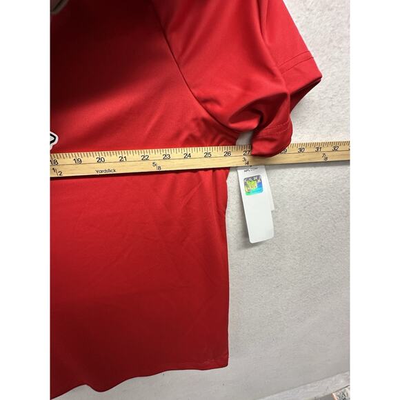 KANSAS CITY CHIEFS MENS XLARGE ATHLETIC SHIRT RED GOLD NFL NWT - Picture 6 of 8